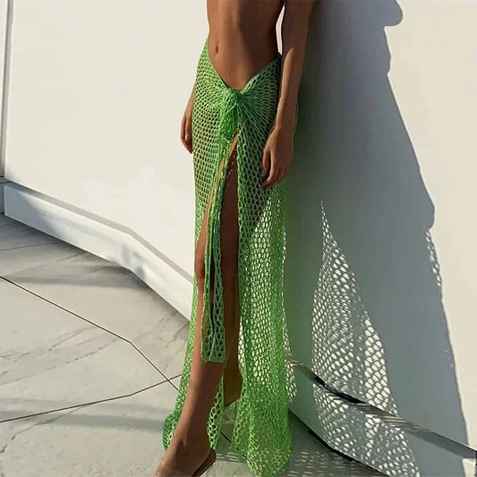 Ember - Beach Cover-Up Knit Long Skirt