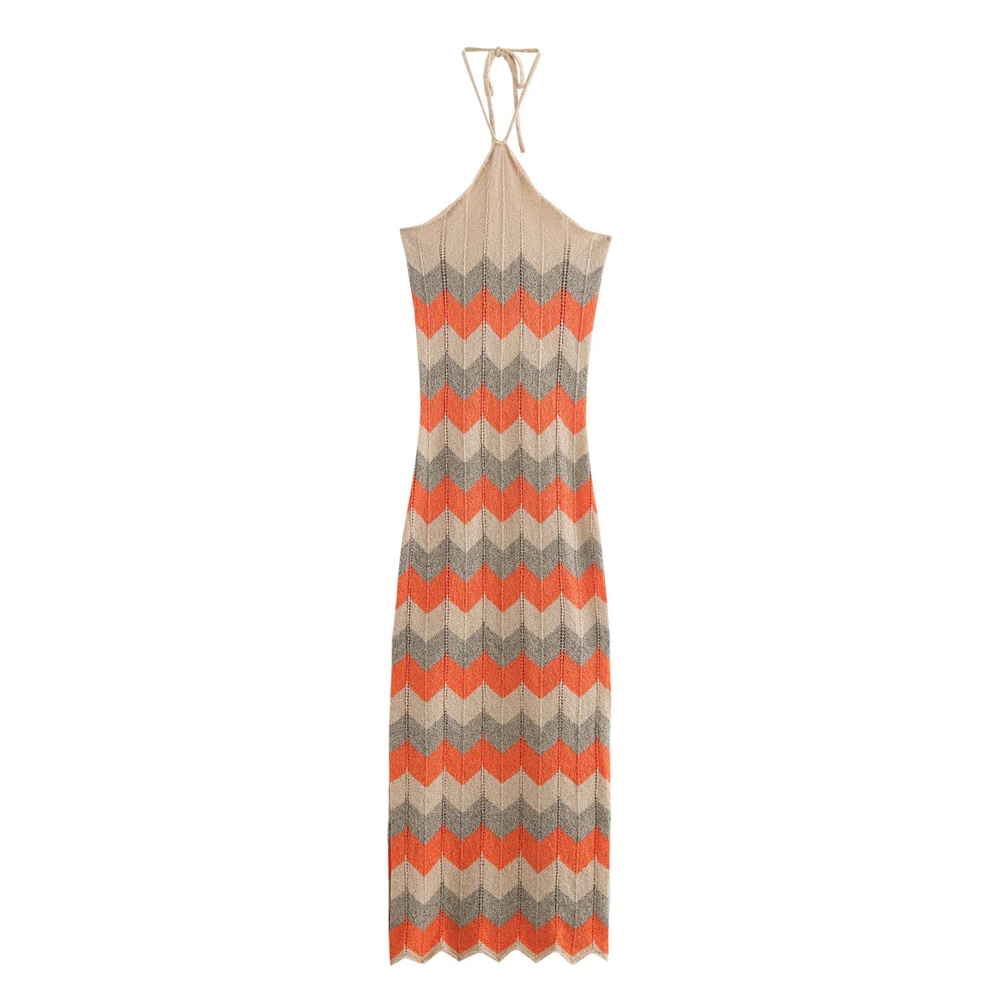 Aura - Crochet Leisure Vacation Knitted Long Maxi Dress